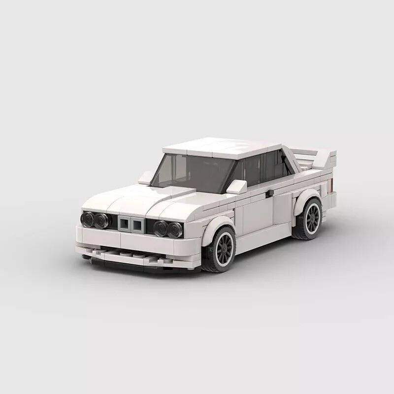 LEGO Car MOC: BMW M3 E30 White Speed Champions style Perfect Gift Perfect Gift-