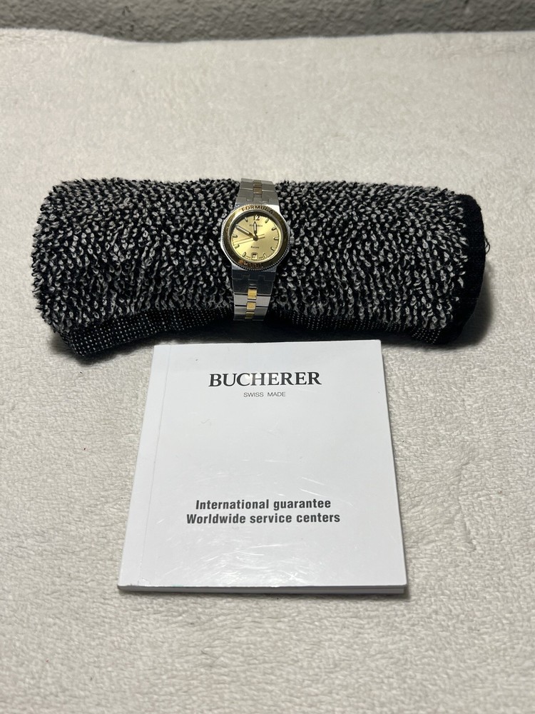 Bucherer Octagonal Two-Tone Qtz Racing Formula 2000 956.908 Womens For Parts
