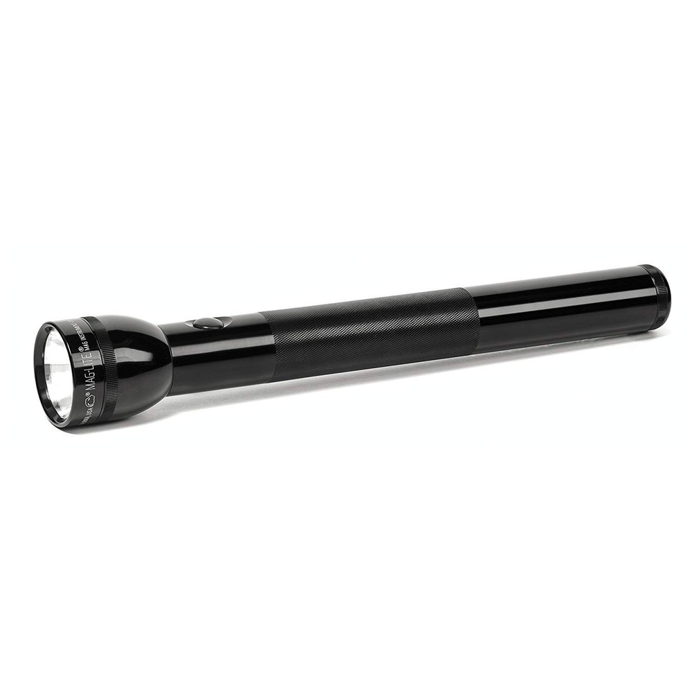 - S4D015 Heavy-Duty Incandescent 4-Cell D Flashlight in Display Box, Black