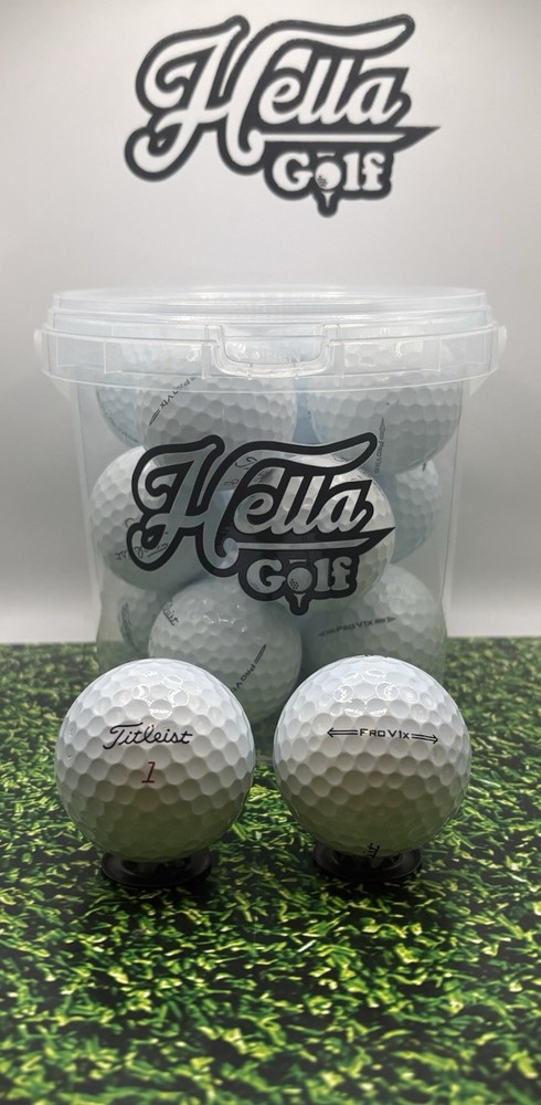 12 Pack Titleist Pro-v1x (5A) White Golf Balls ~Hella Pristine~