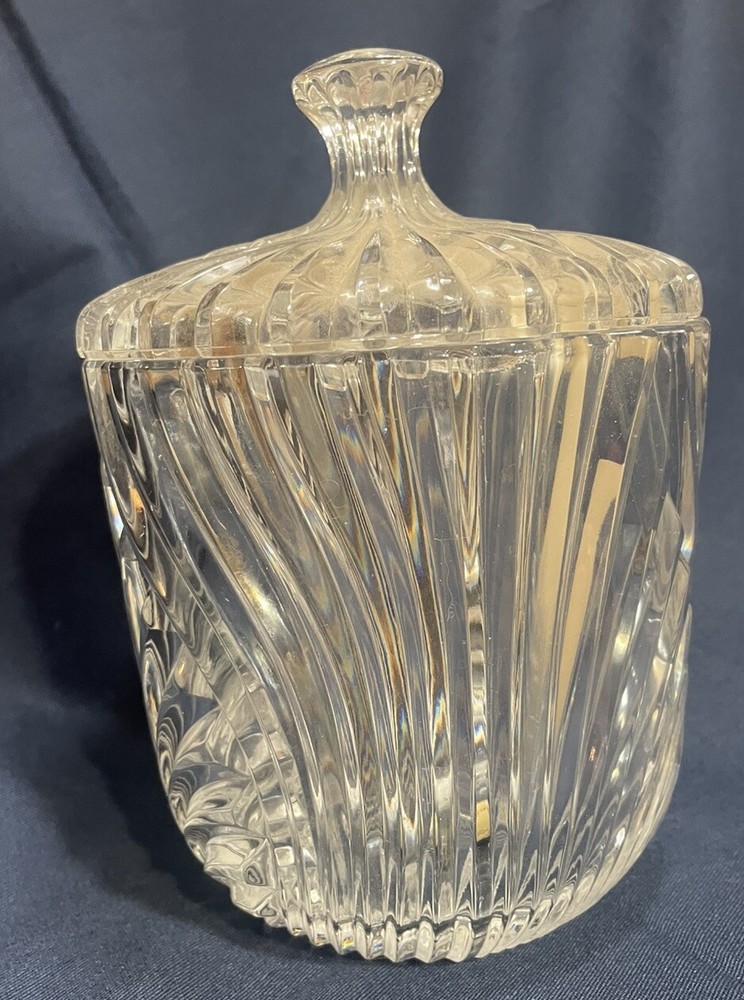 Vintage Goebel Lead Crystal Candy Dish with Elegant Design