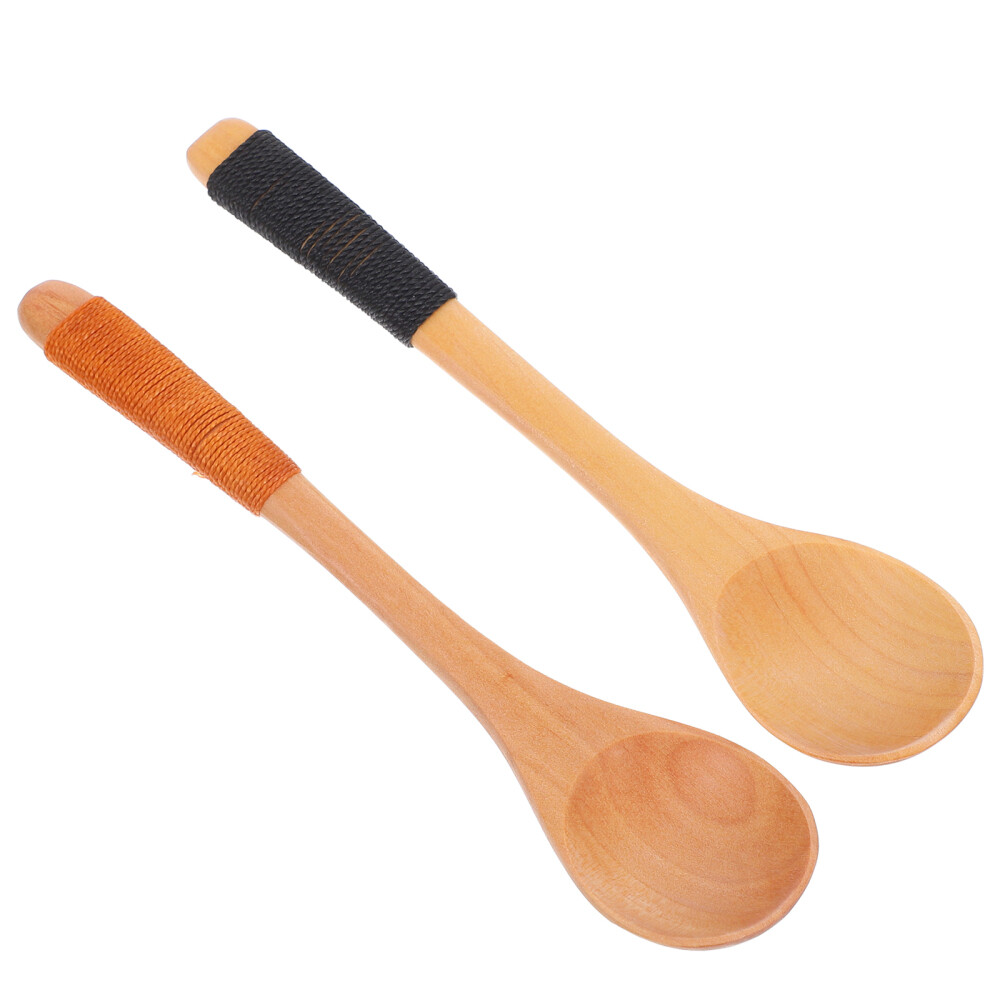 Japanese Eating Spoons Small Soup Spoon Wood Spoon Wood Candy Spoon