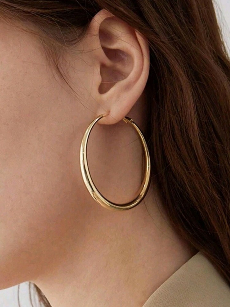 Large Gold Hoop Earrings for Women