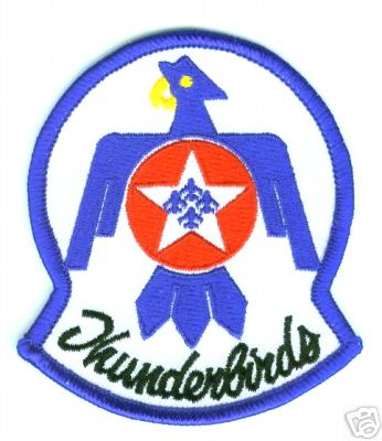 USAF F-16 THUNDERBIRDS DISPLAY TEAM UNIT INSIGNIA PATCH