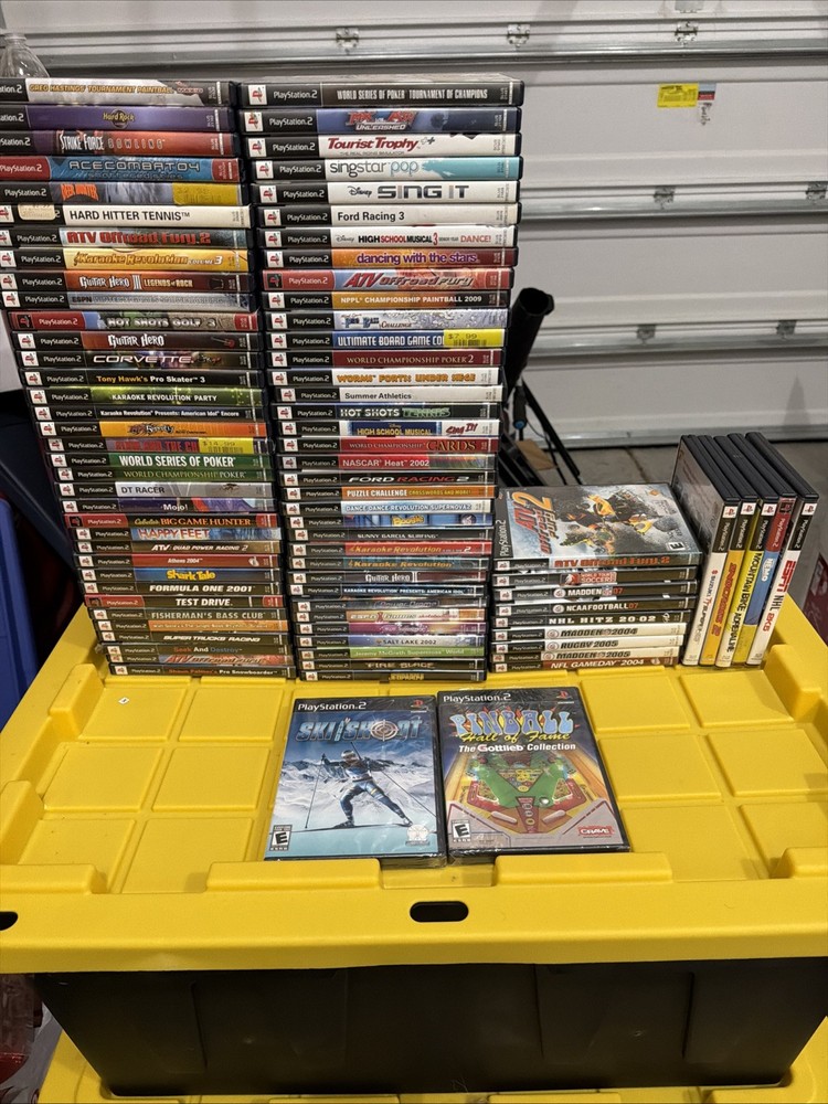 PS2 Lot Of 86 Games – 78 CIB Complete – 2 Sealed – PlayStation 2 Bundle