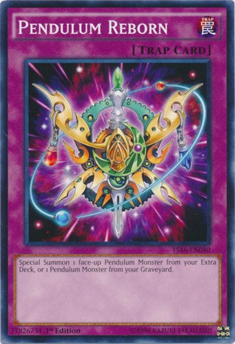 Pendulum Reborn YS16-EN040 Common 1st Edition Heavily Played Condition
