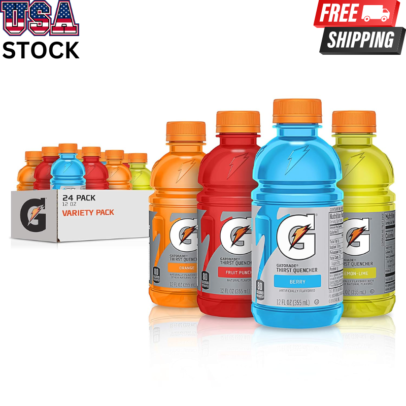 Gatorade Classic Thirst Quencher Variety Pack  12 Fl Oz (Pack of 24)