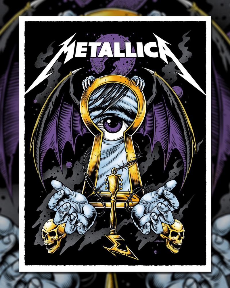 Metallica Keyhole Tour Poster 18x24 inch Free Shipping