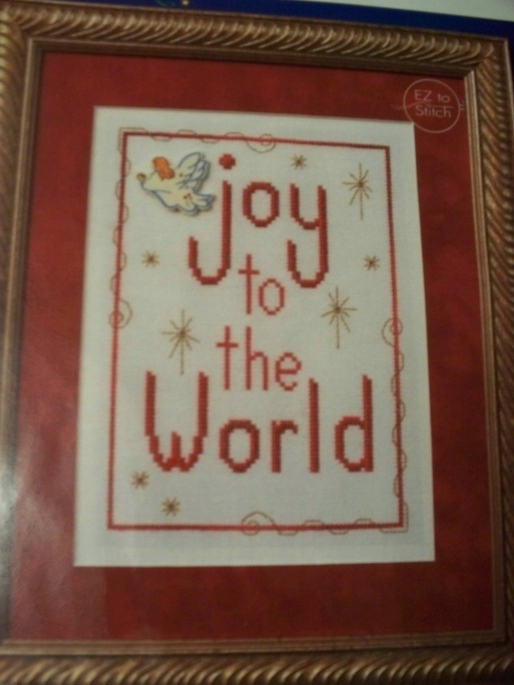 Chrismtas Joy To The World OOP Cross Stitch PATTERN
