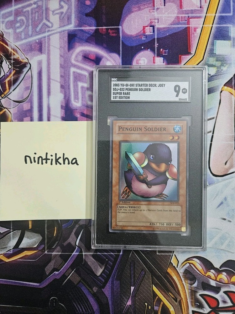Penguin Soldier SDJ-022 Starter Deck Joey 1st Edition Yugioh Card
