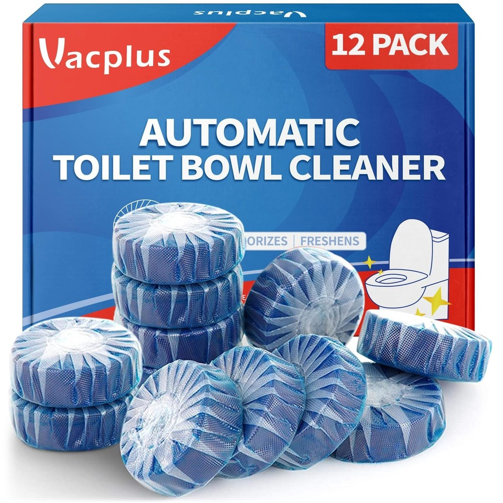 Automatic Toilet Cleaner Tablets, 12 Pack, Ships in 3-5 Days