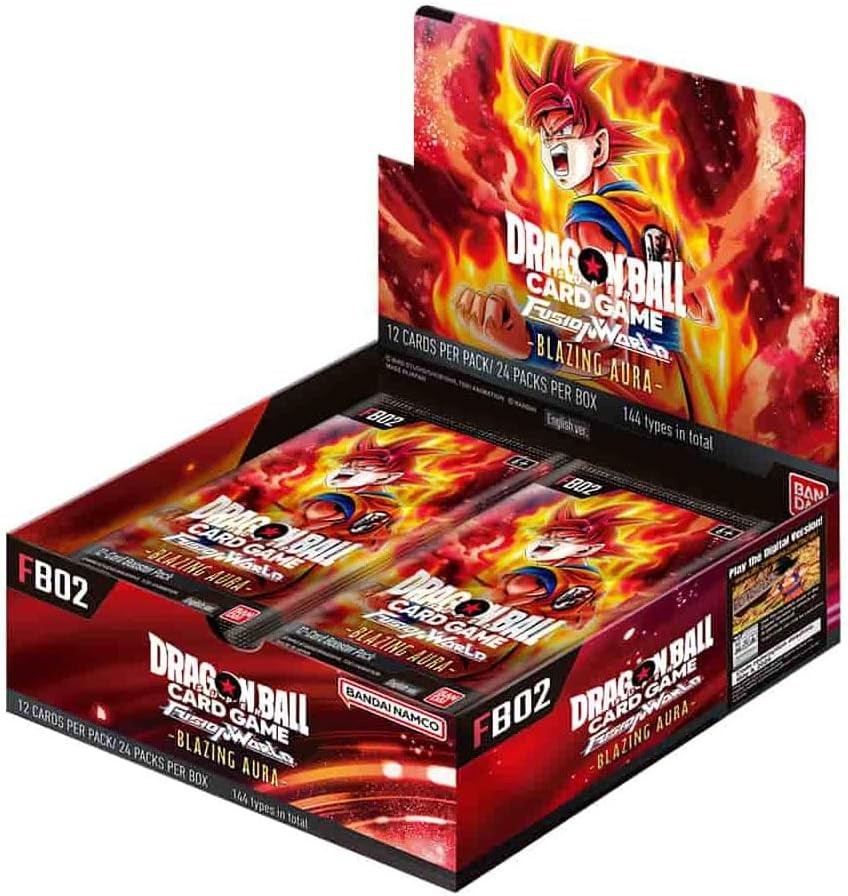 Dragon Ball Super TCG: Fusion World Blazing Aura Booster Box [FB02] - 24 Packs