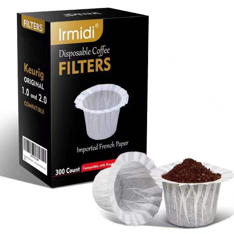 300-Count Keurig-Compatible Disposable Paper Coffee Filters for Brewers