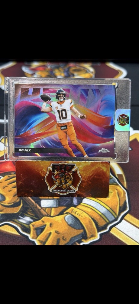 2025 Topps Chrome - Helix Bo Nix HX-6 Case Hit SSP Denver Broncos