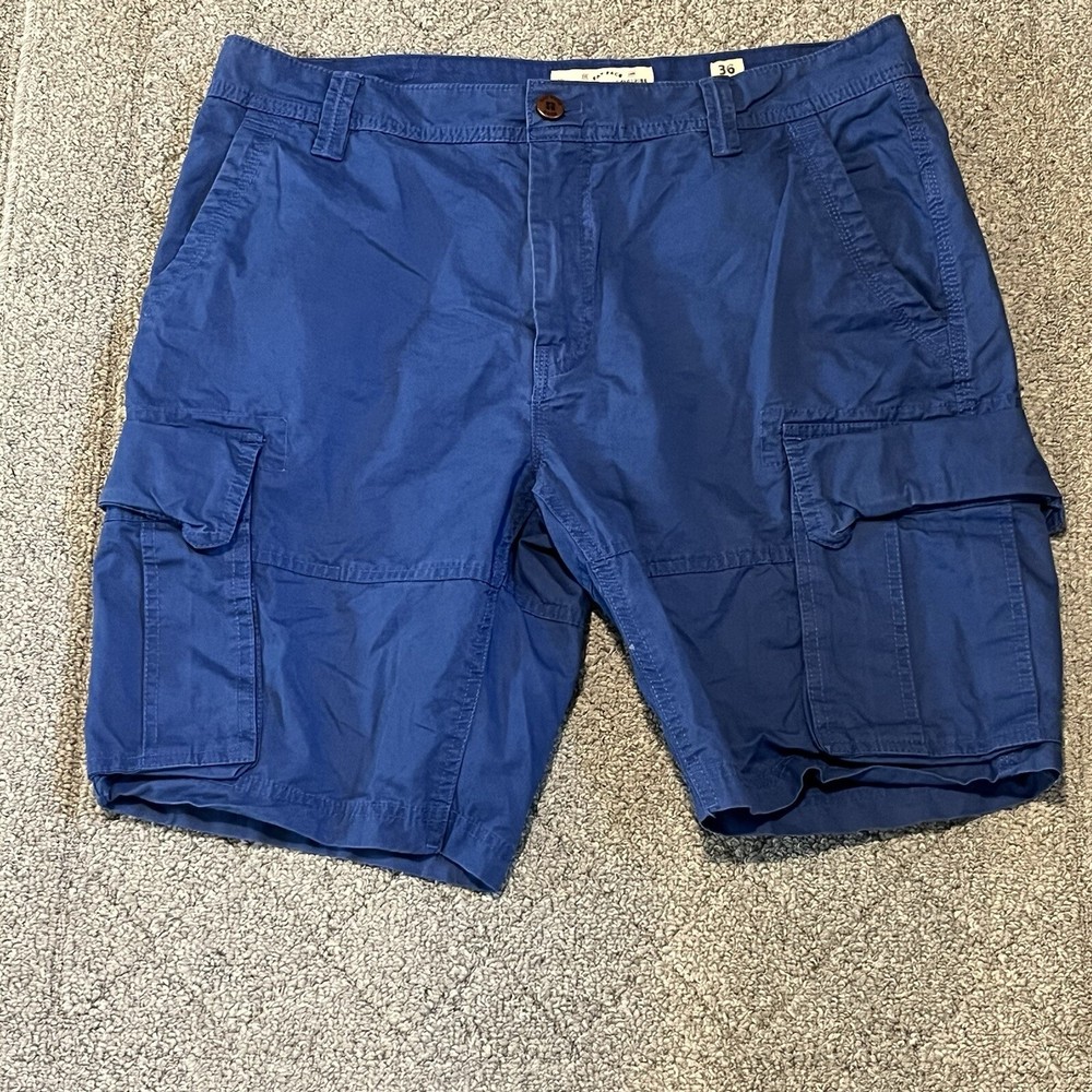 Fat Face Cargo Shorts Mens Size 36 Blue Cobalt Breakyard Outdoor