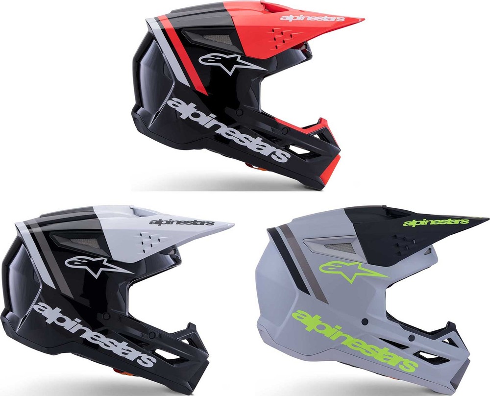 Alpinestars SM3 Radium Motocross Helmet for Adults Offroad Dirt Bike