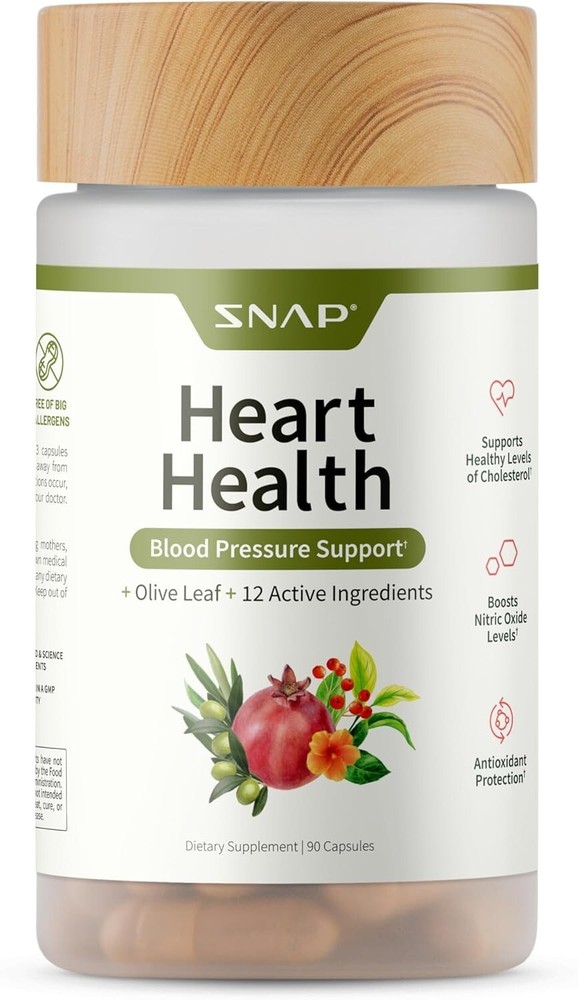 Heart Health Supplements and Blood Circulation Supplements, 90 Capsules