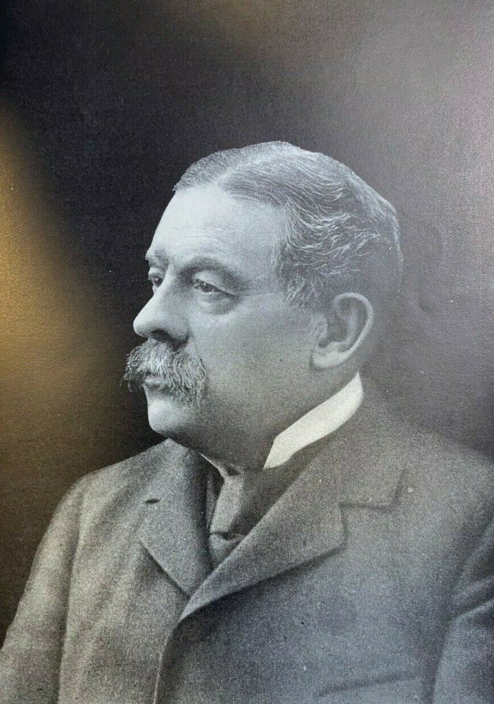 1904 Vintage Magazine Illustration Richard Olney Presidential Candidate