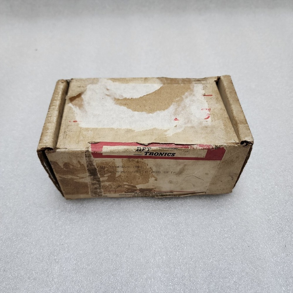 DET TRONICS DE4960-001 UNITIZED SINGLE FREQUENCY IR SENSOR MODULE 004961-001