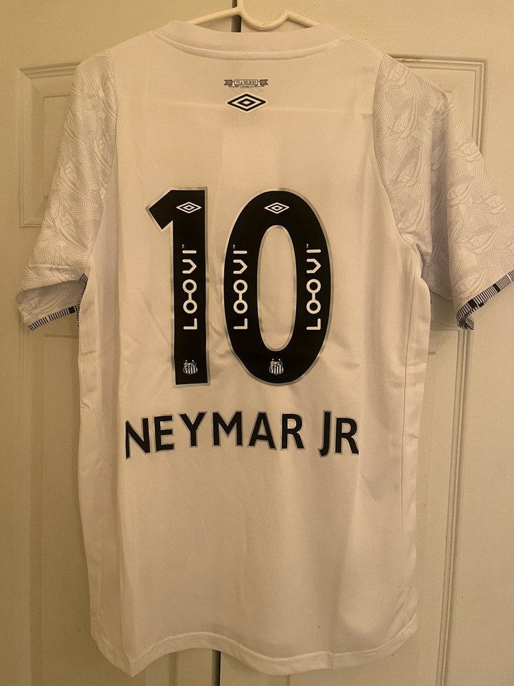 Neymar jr #10 Santos  Jersey - 2024 2025 Umbro Brazil size Medium Authentic