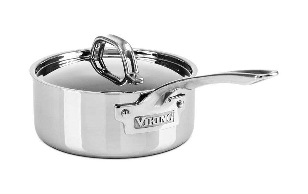 3-Ply Stainless Steel Sauce Pan, 2 Quart