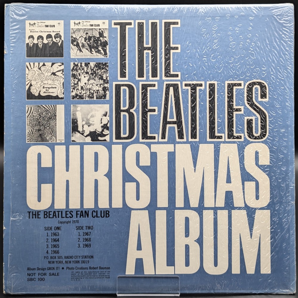 The Beatles - Christmas Album SBC 100, 1st pressing, Fan Club Edition, US, 1970