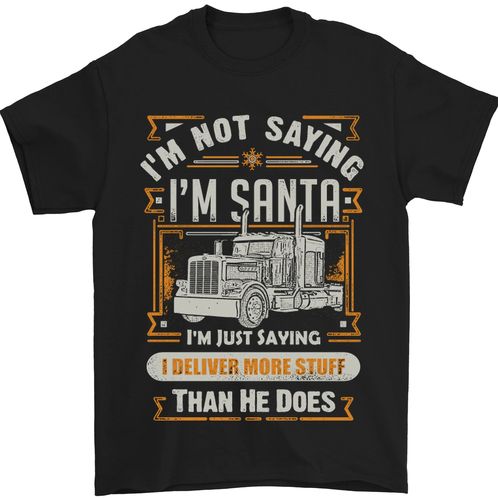 Im Not Santa Delivery Driver Christmas Mens T-Shirt 100% Cotton