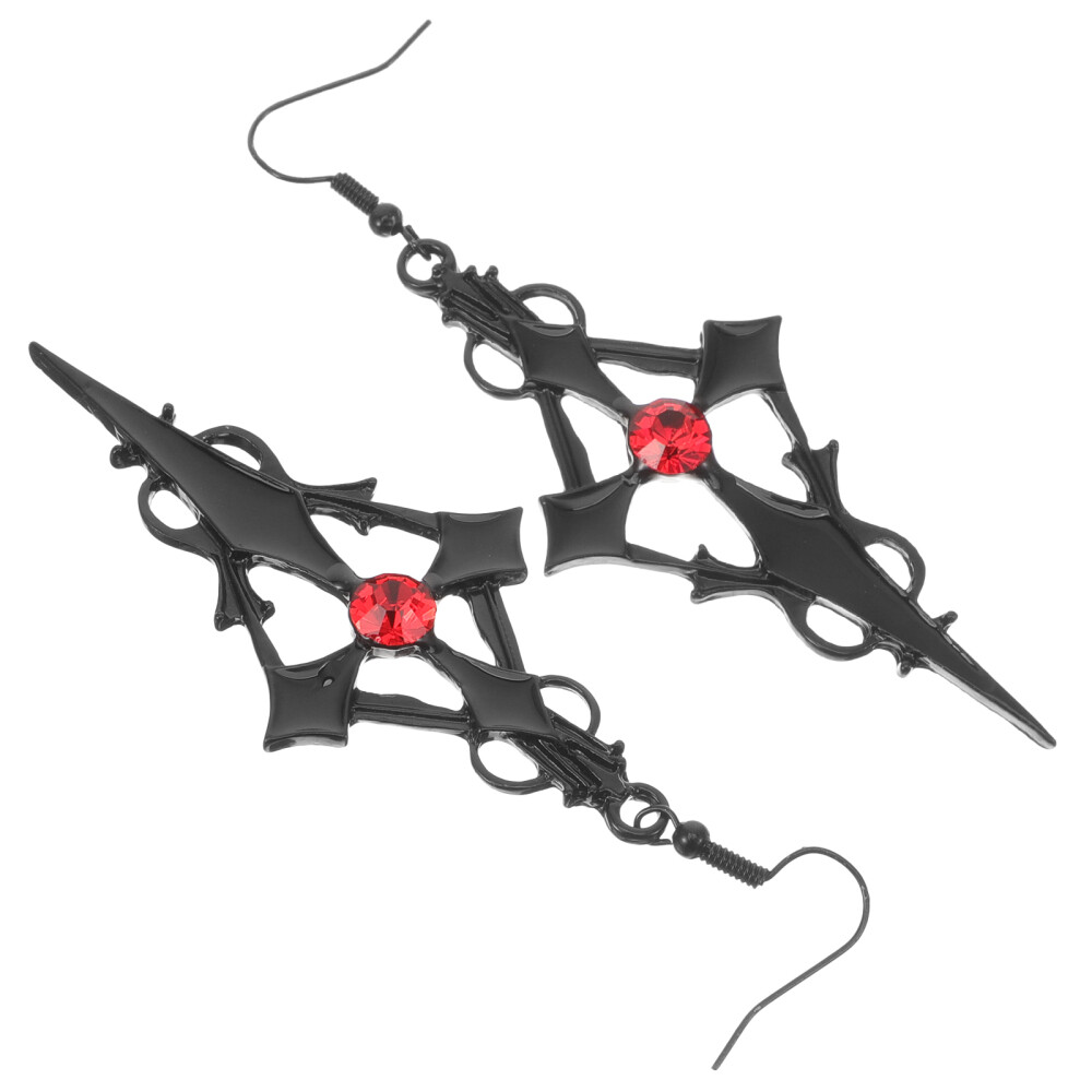 Punk Halloween Jewelry Black Earrings Women Earrings Goth Earrings