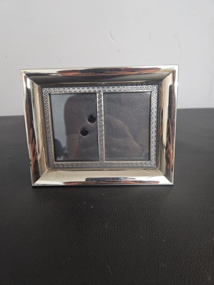 Green Tree Gallery Silver Chrome 6x5 Picture Frame for Two 2x3 Photos