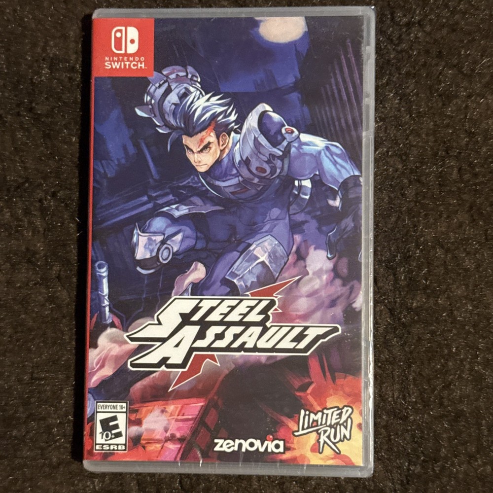 Steel Assault for Limited Run Games LRG #179 (Nintendo Switch) (New, Sealed)