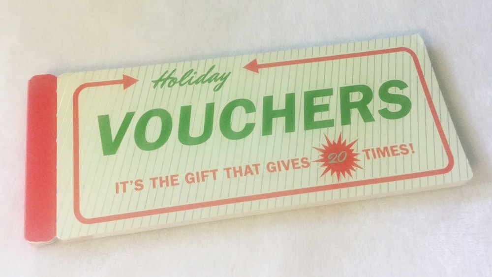 NEW! Knock Knock Holiday Vouchers Coupon Gift Book Christmas Stocking Stuffer-image