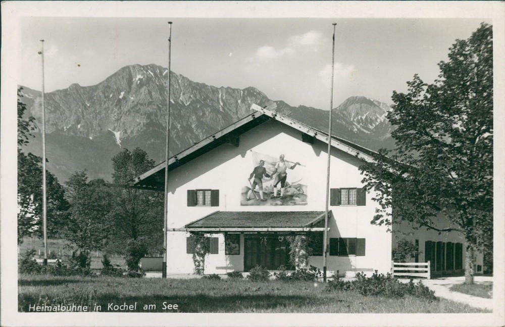 Ansichtskarte (b170) Bayern Heimatbühne in Kochel am See