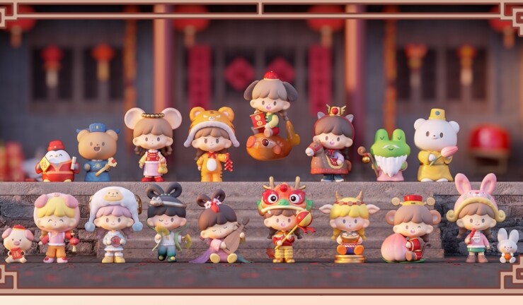 F.UN zZoton New Year in Apple Village Series Blind Box Confirmed Figure！