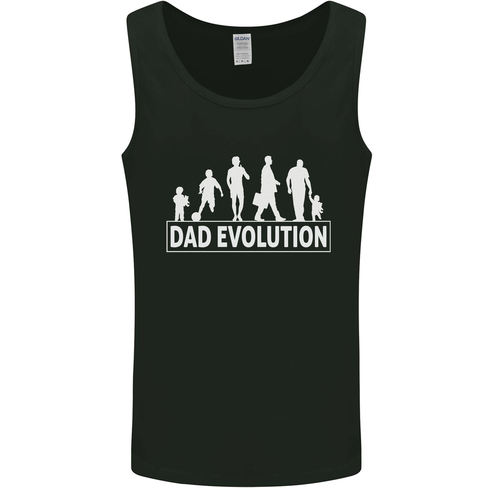 Dad Evolution Fathers Day Mens Vest Tank Top