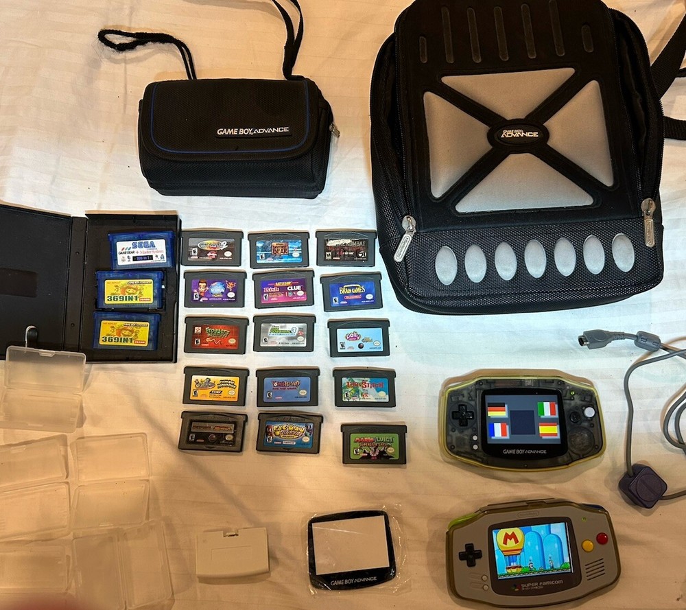 Nintendo Gameboy Advance Lot Bundle Wholesale 20 Games 2 Game Boy Color Original