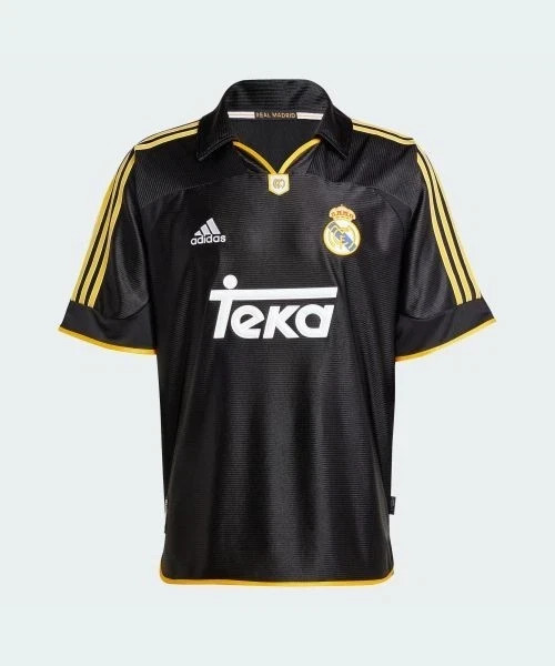 NEW adidas Real Madrid 90/00 Away Jersey Black JW1992 T-Shirts No Tariffs In US