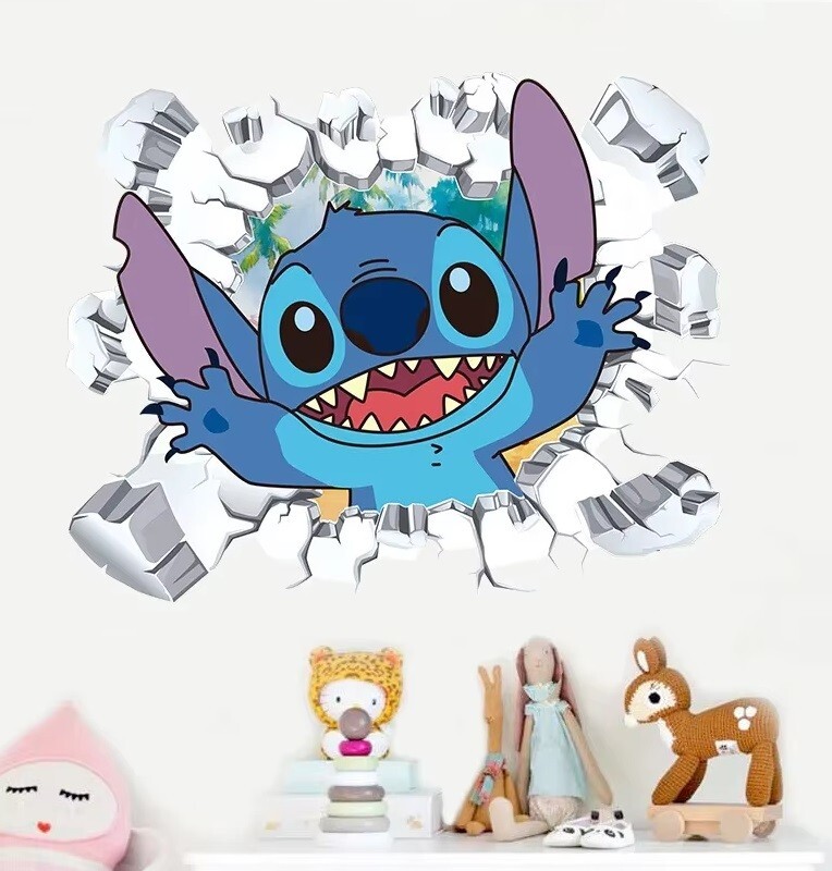 Removable Wall Sticker Lilo & Stitch kids room Decal Vinyl Home Decor DIY