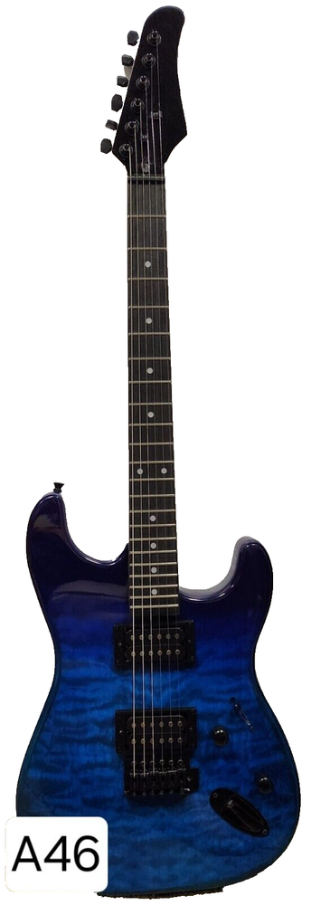 Ktaxon Full Sized HH Tele Style Electric Guitar Ocean Blue