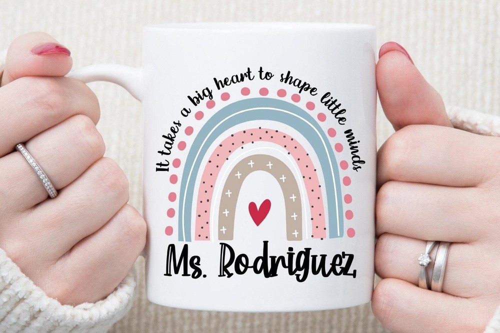 Personalized 4th Grade Teacher Mug Elementary Teacher Gift Appreciation Gift