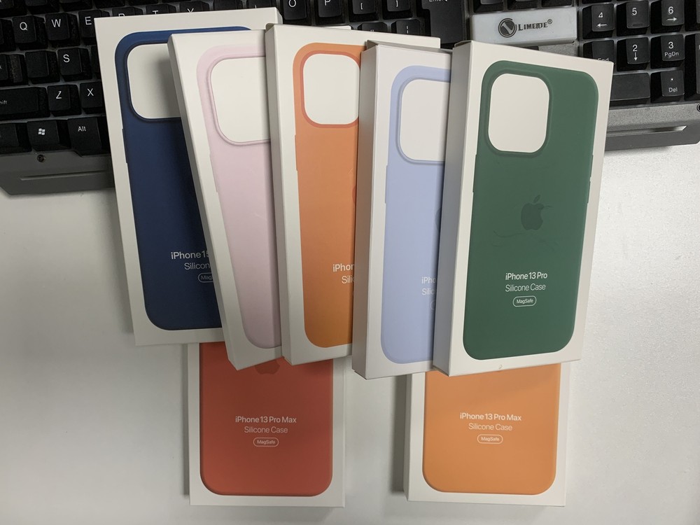 For iPhone 13 Pro Max 13 Pro 13 Mini Original Silicone Phone Case With MagSafe