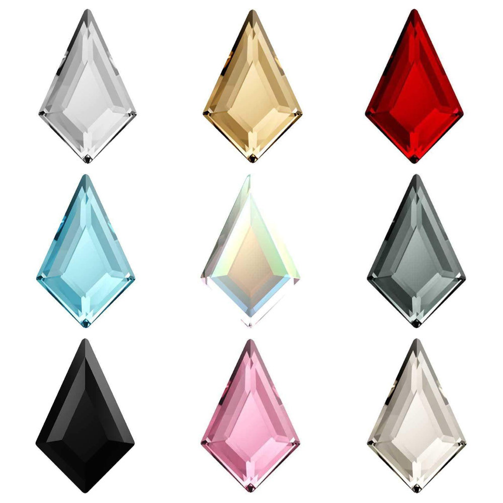 Swarovski 2771 Kite Flatback Crystals 6.4x4.2mm for Nail Art Designs  