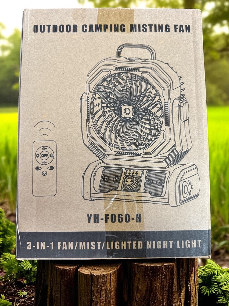 Outdoor Camping Misting Fan