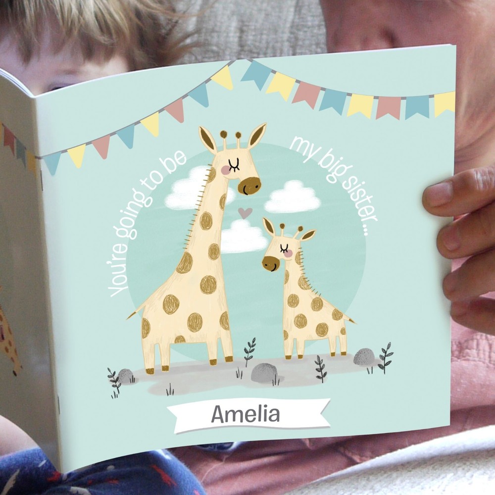 Personalised New Big Sister or Big Brother Story Book, Book for A New Big Sister