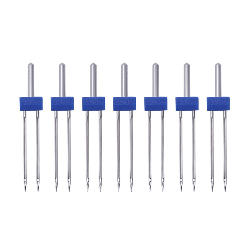 Double Needle Electric Sewing Machine with Multi-Function Twin Needles-image