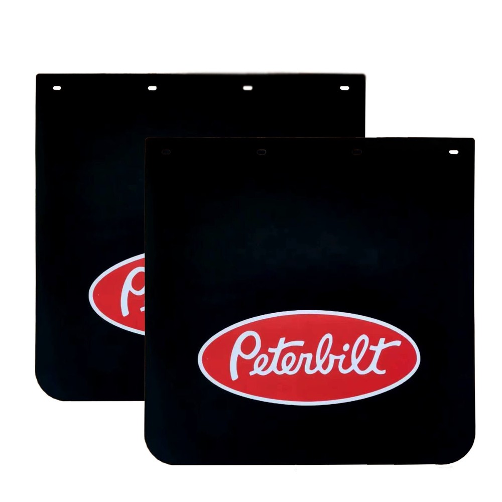 24x24 PVC Polymer Semi Truck Mud Flaps 1 Pair Tractor Trailer Mudflaps