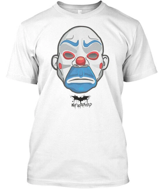 Joker Mask T-Shirt Gift Size S to 4XL