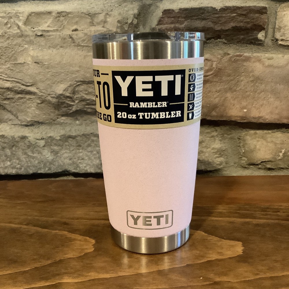 YETI 20oz Tumbler - CHERRY BLOSSOM, rare textured color style