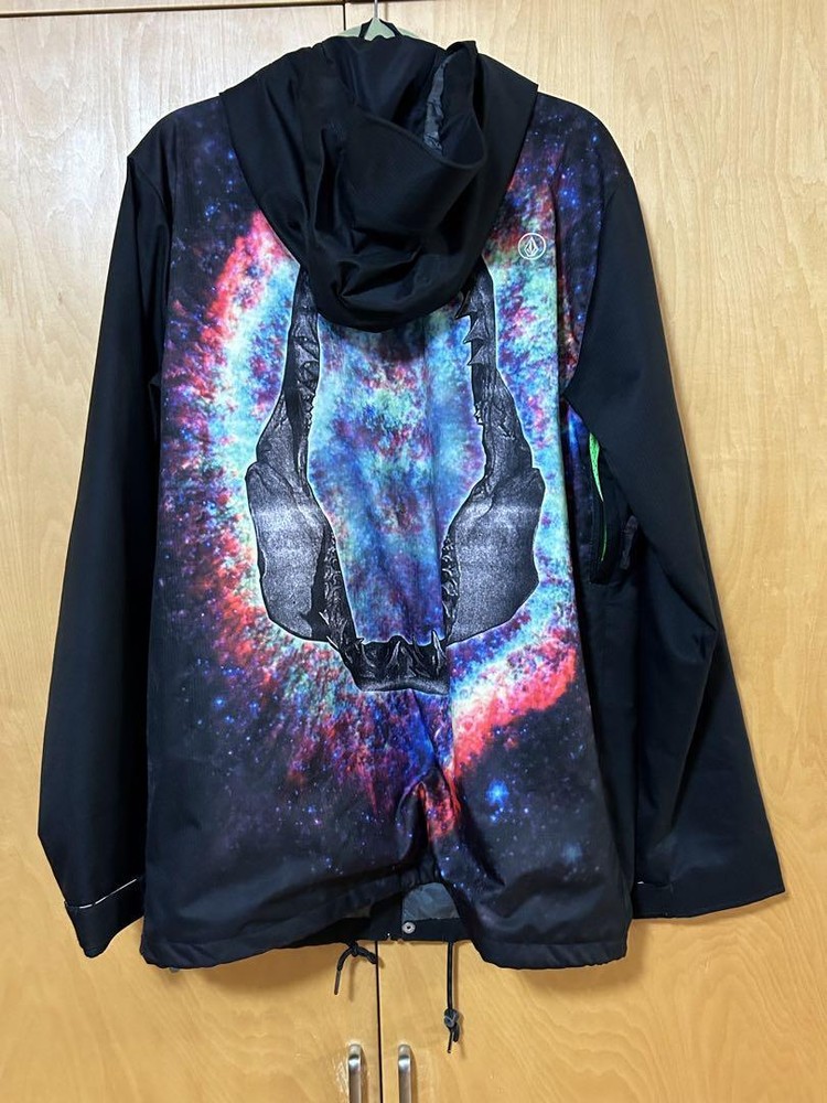 Volcom Snowboard Jacket Mens Size M Black