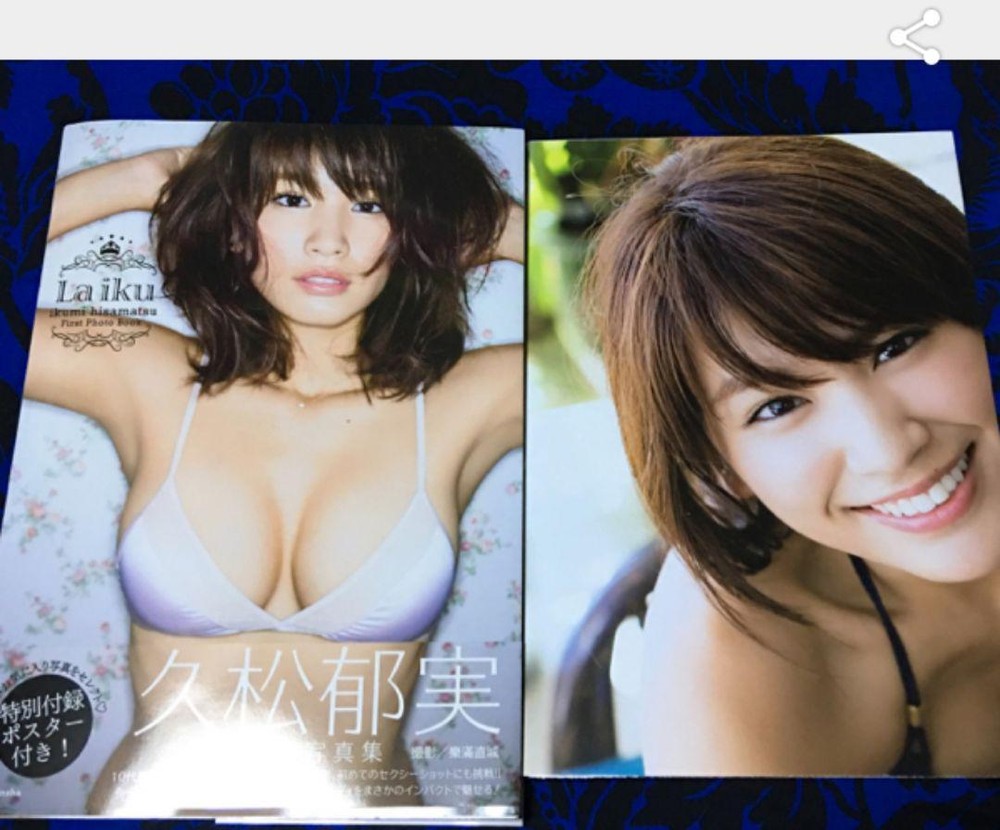 Limited Time Edition Ikumi Hisamatsu Photo Book Autographed Bonus-image