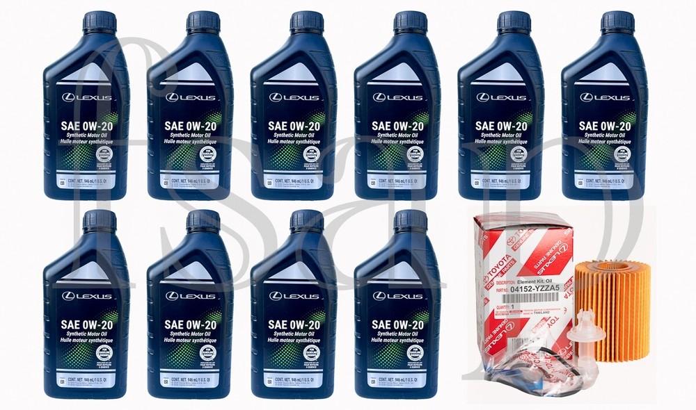 Lexus 2014 LS460 4.6L V8 Full Synthetic Engine Oil Change Kit-image